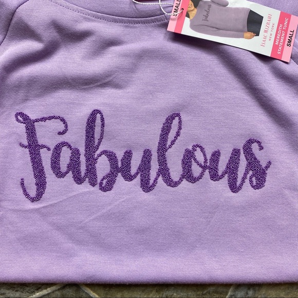 Isaac Mizrahi New York Meredith “Fabulous” Statement Tunic - Picture 8 of 8